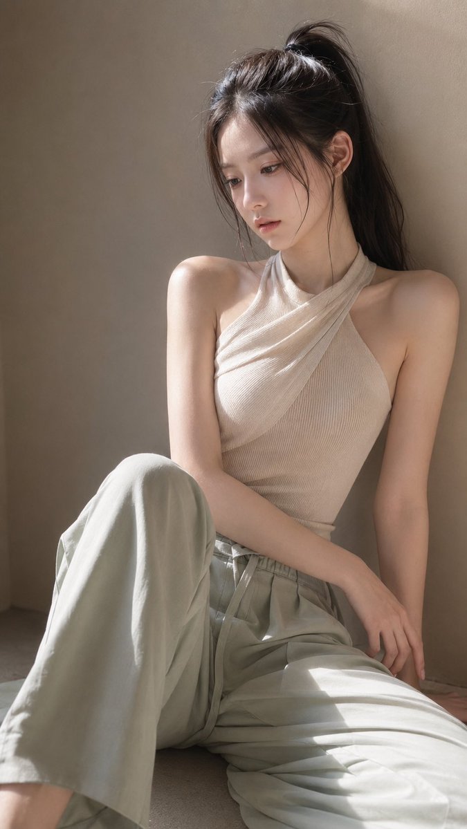 极简日式美学人像