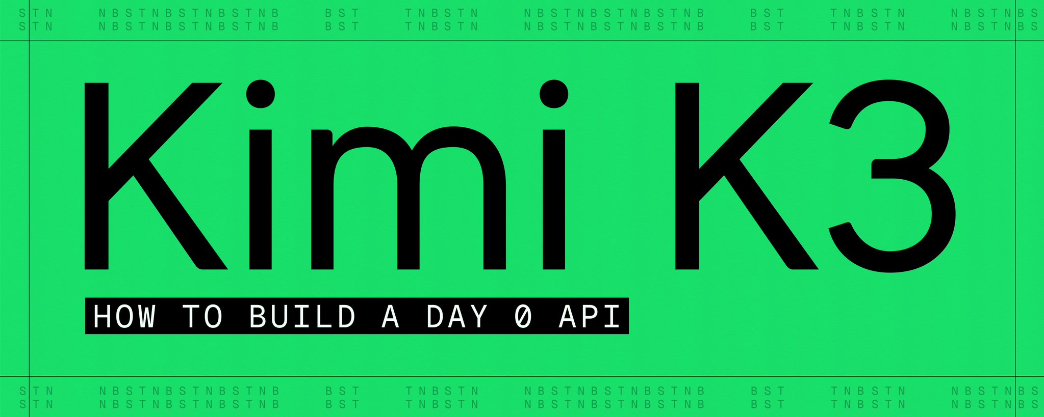 How to build a day-0 API for Kimi K3