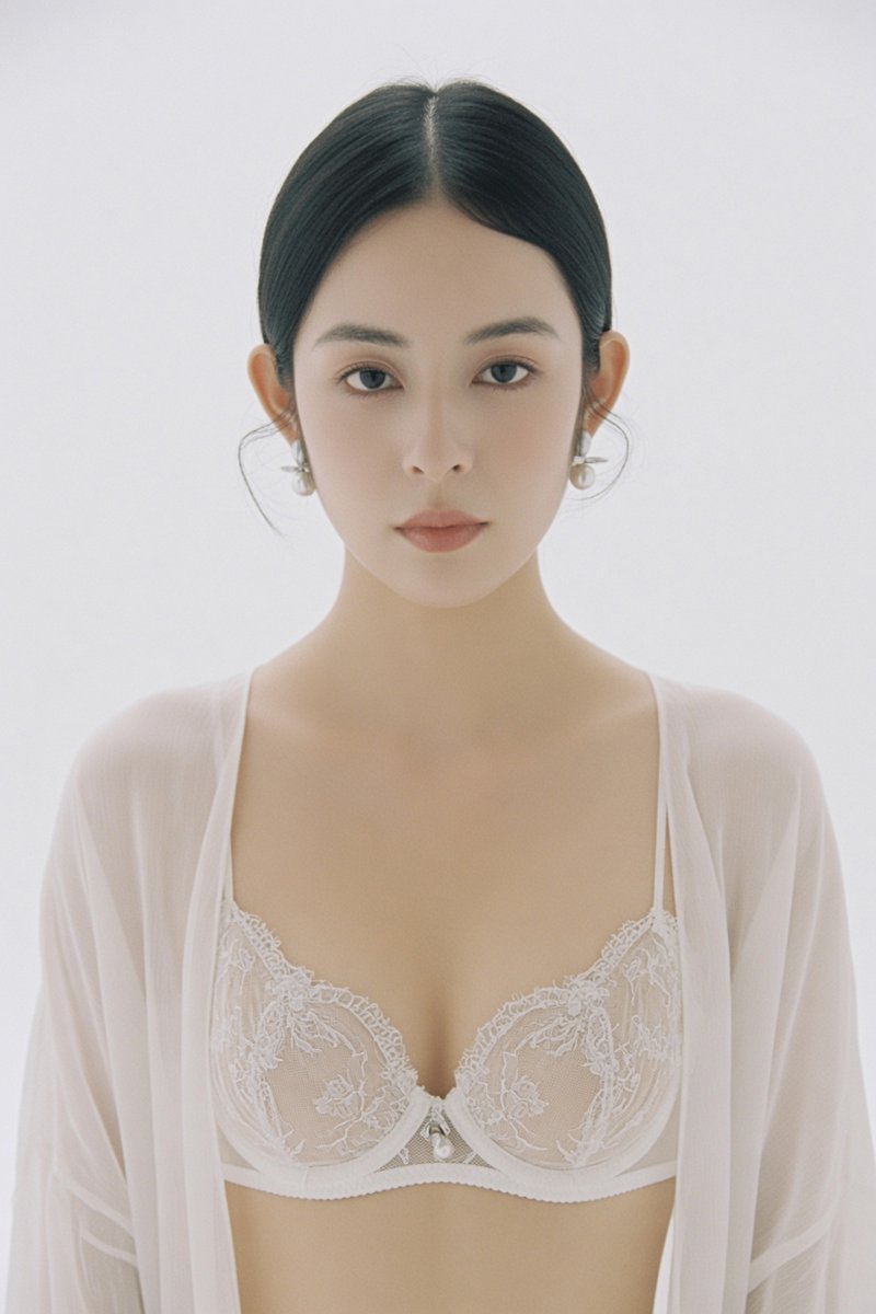 Elegant East Asian Woman Editorial Portrait