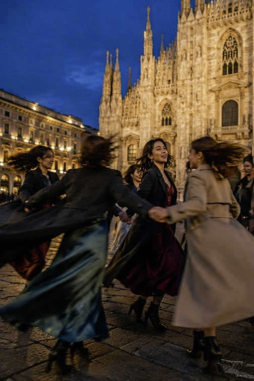 Cinematic Group Portrait in Milan