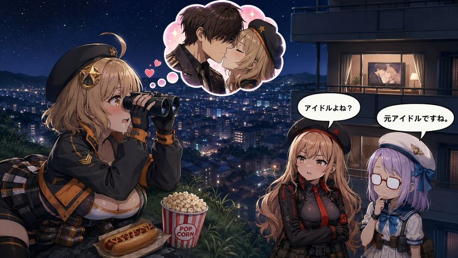 Chibi Anime Surveillance Picnic