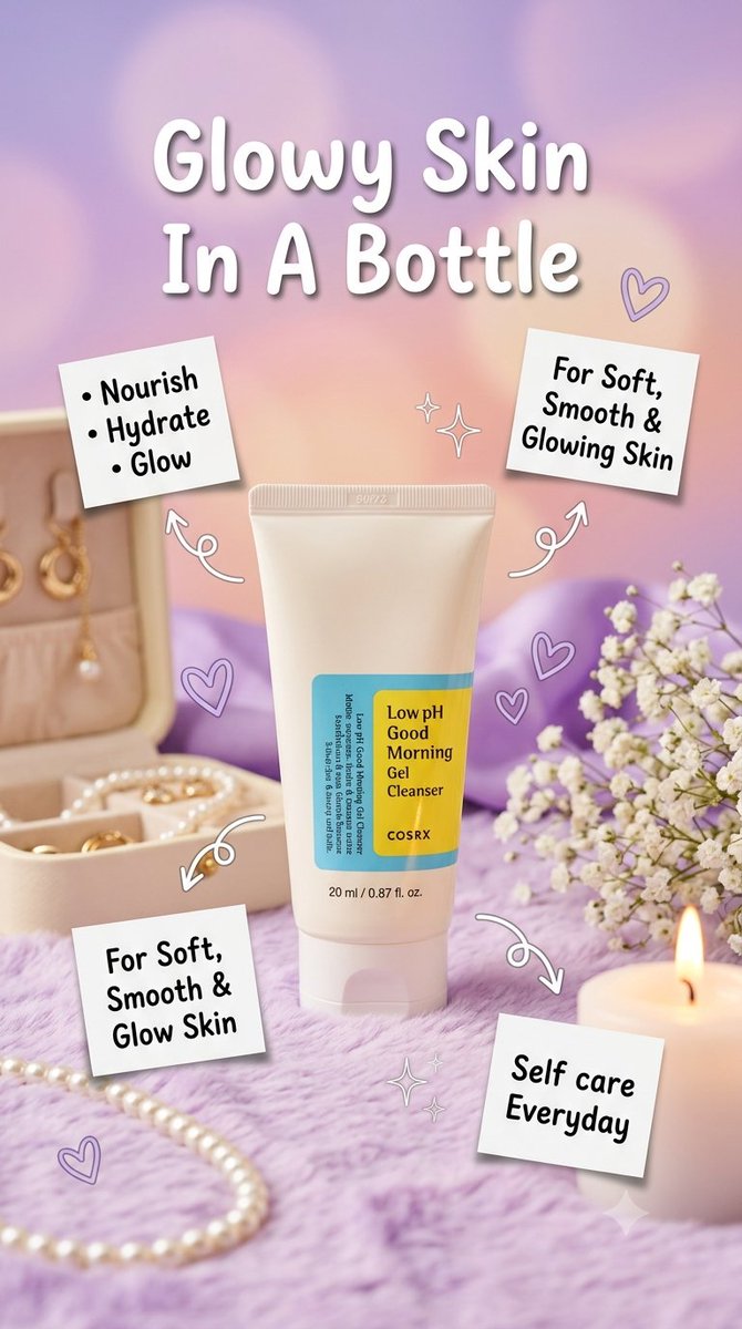 Luxury Skincare Product Advertisement