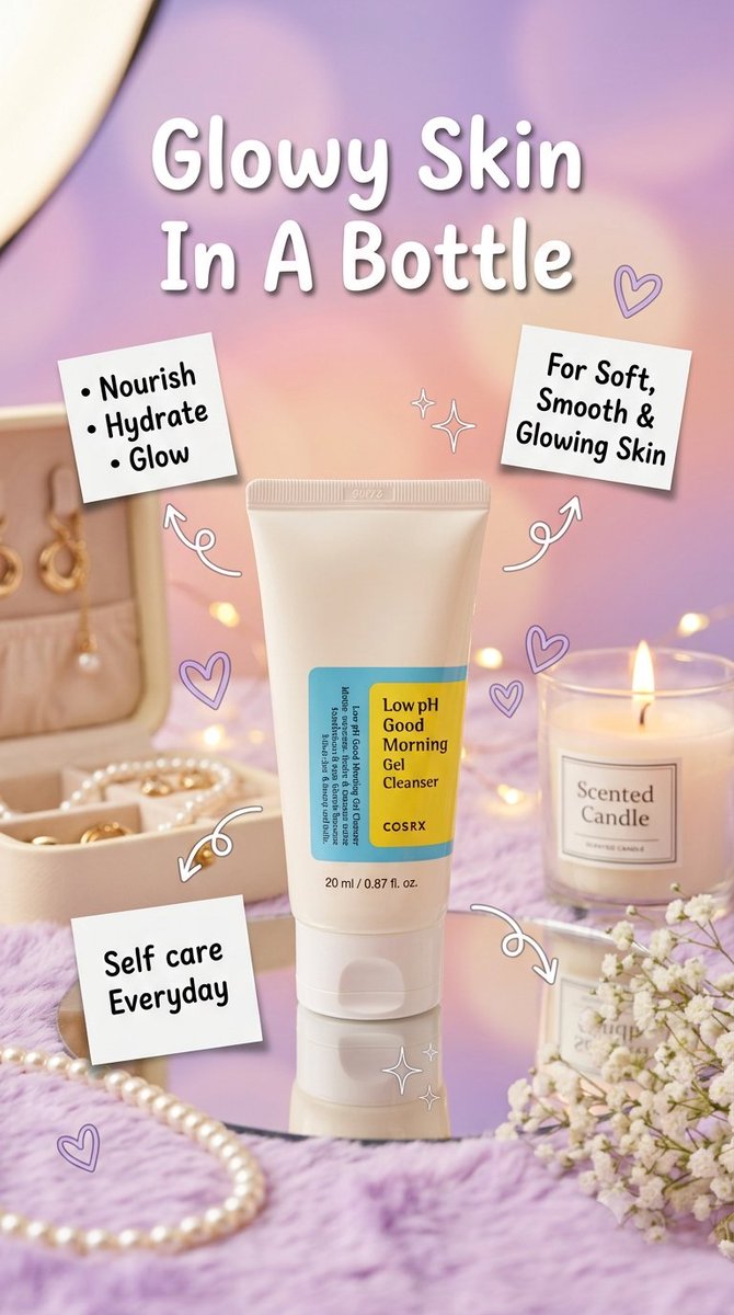 Luxury Skincare Product Advertisement