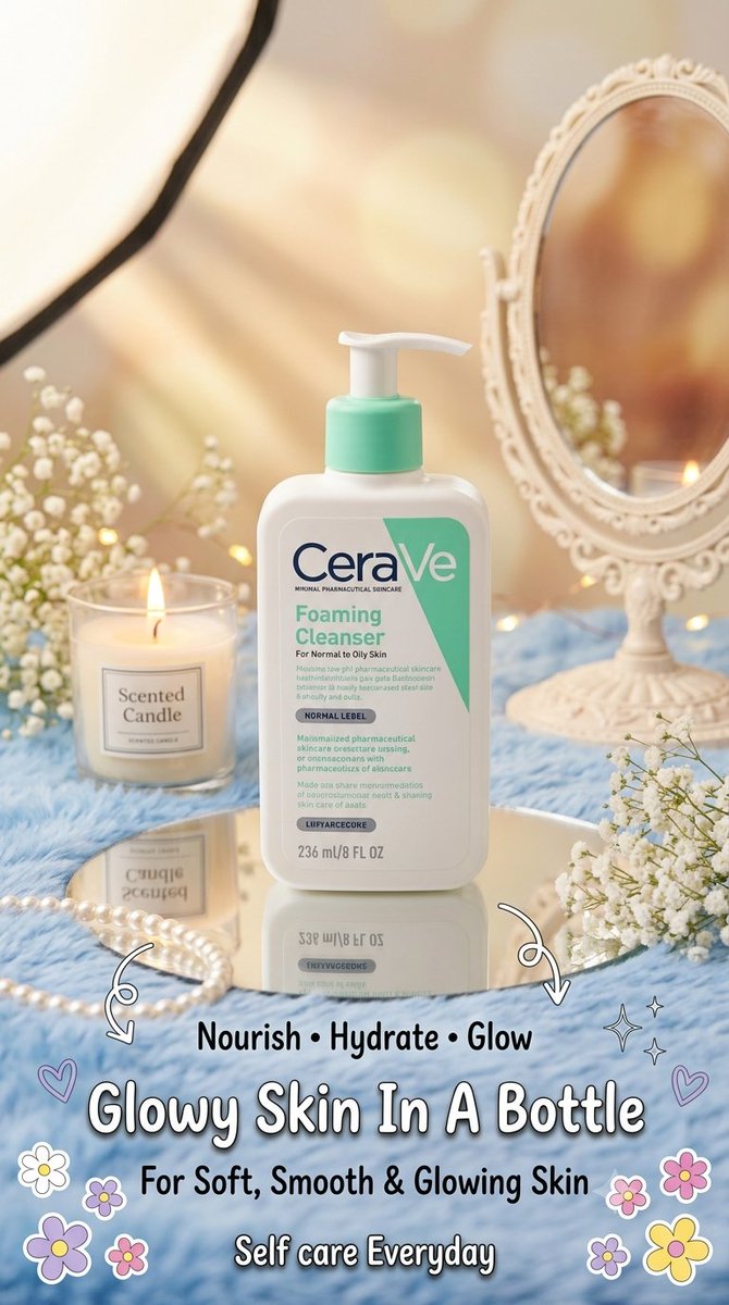 Luxury Skincare Product Advertisement