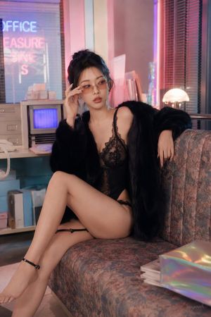 Y2K Office Style Portrait - 2