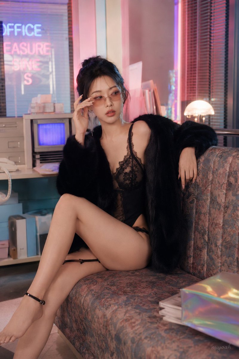 Y2K Office Style Portrait
