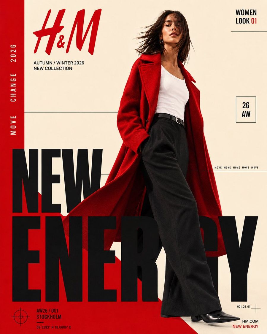 Modern Fashion Editorial Poster