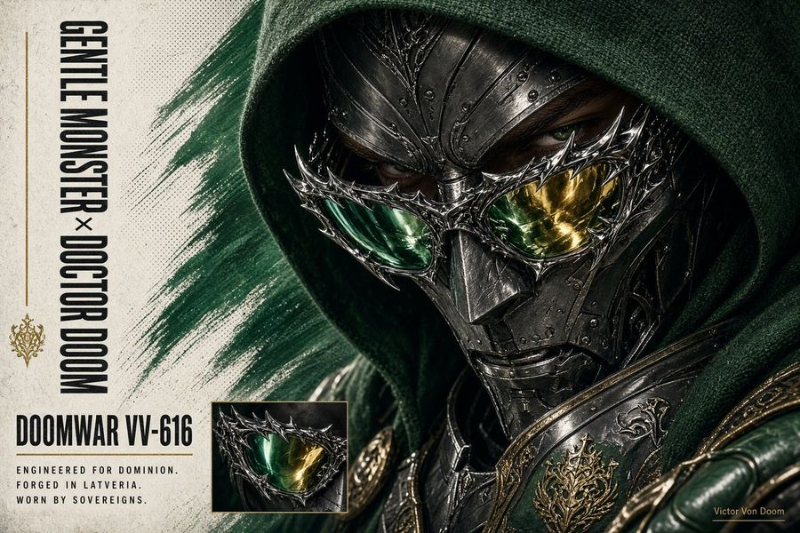 Doctor Doom Luxury Eyewear Poster