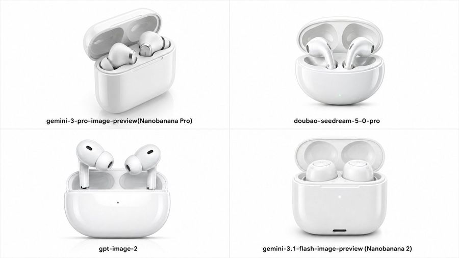 Four-Model Earbud Product Comparison