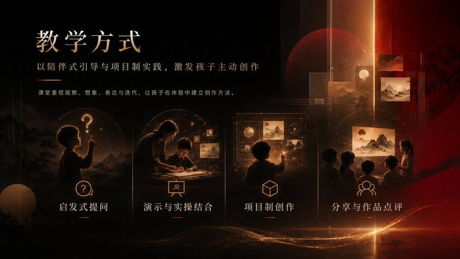 Children’s AI Art Course PPT Cover