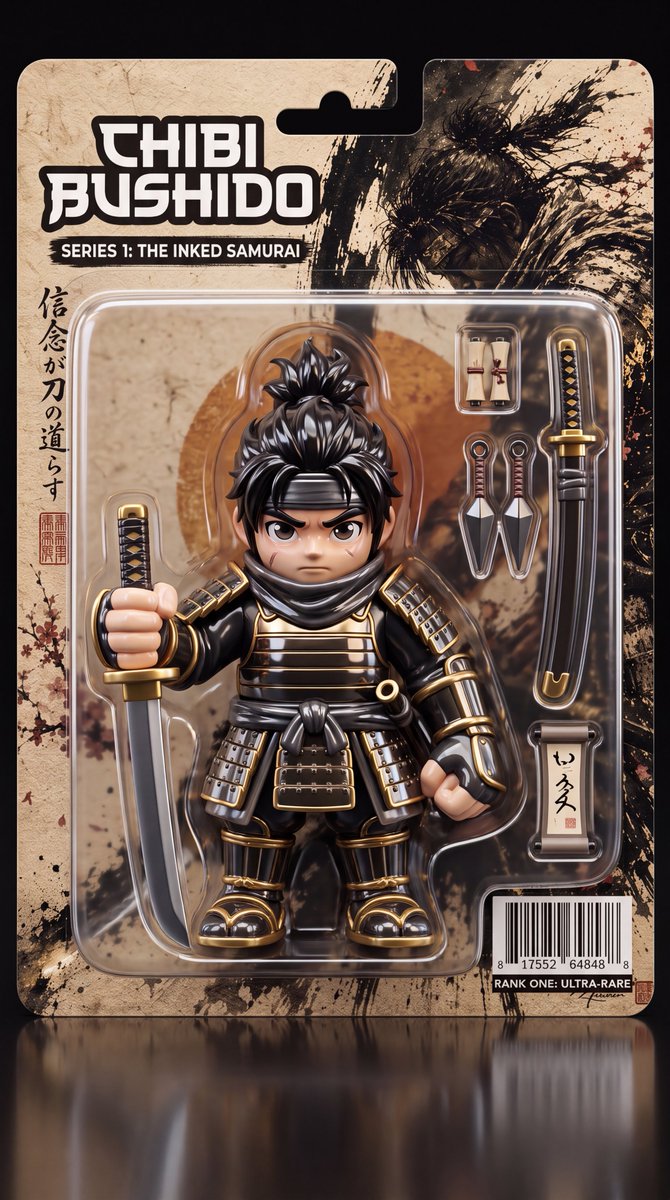 Stylized Collectible Toy Packaging