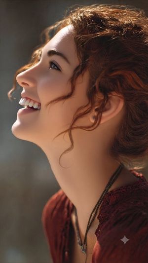 Auburn Hair Outdoor Portrait - 2