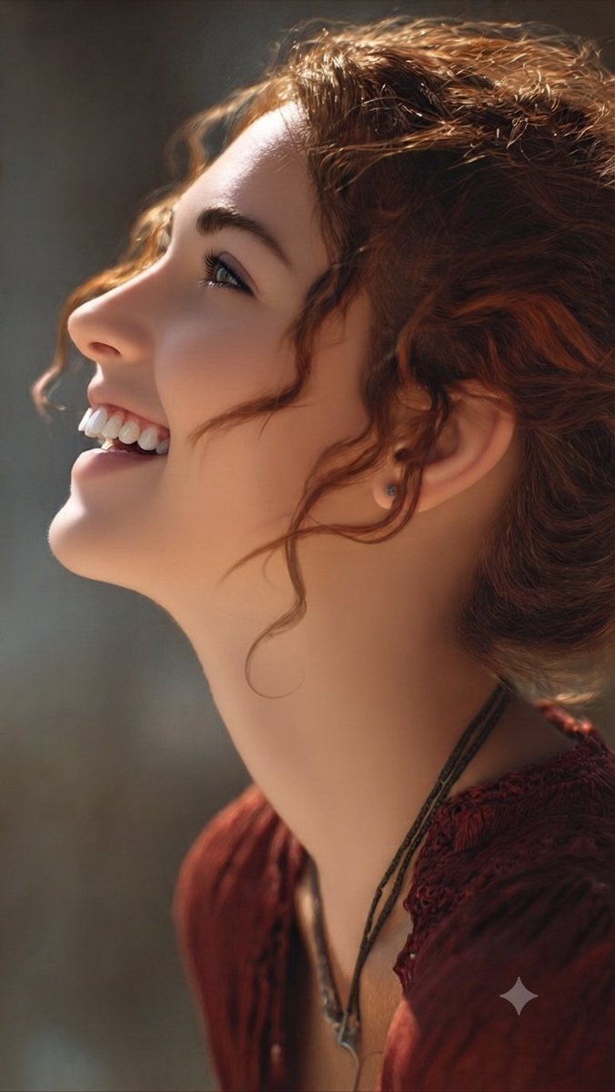 Auburn Hair Outdoor Portrait