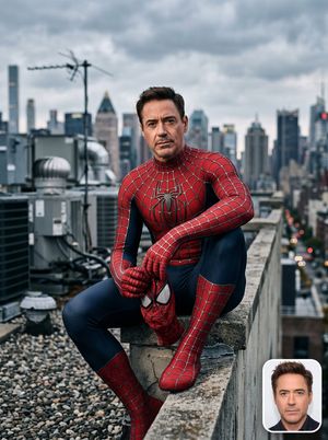 Spider-Man Rooftop Suit Portrait - 1