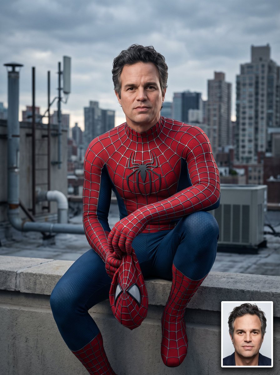Spider-Man Rooftop Suit Portrait
