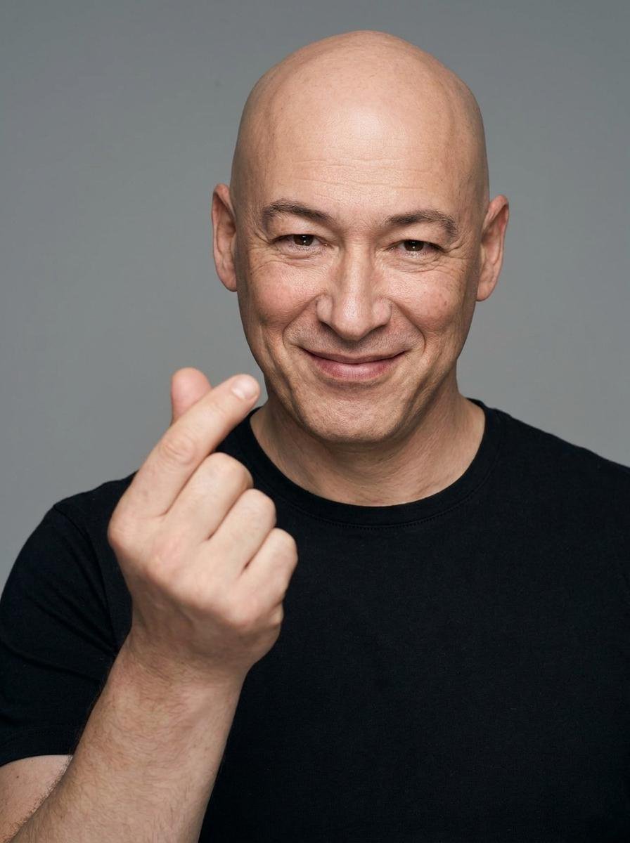 Studio Portrait Heart Gesture