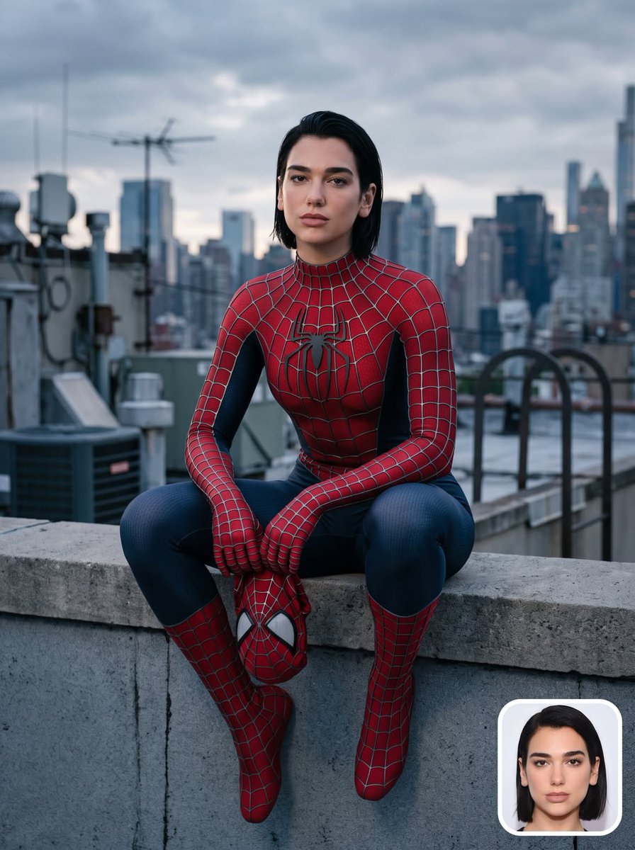 Rooftop Spider-Suit Portrait
