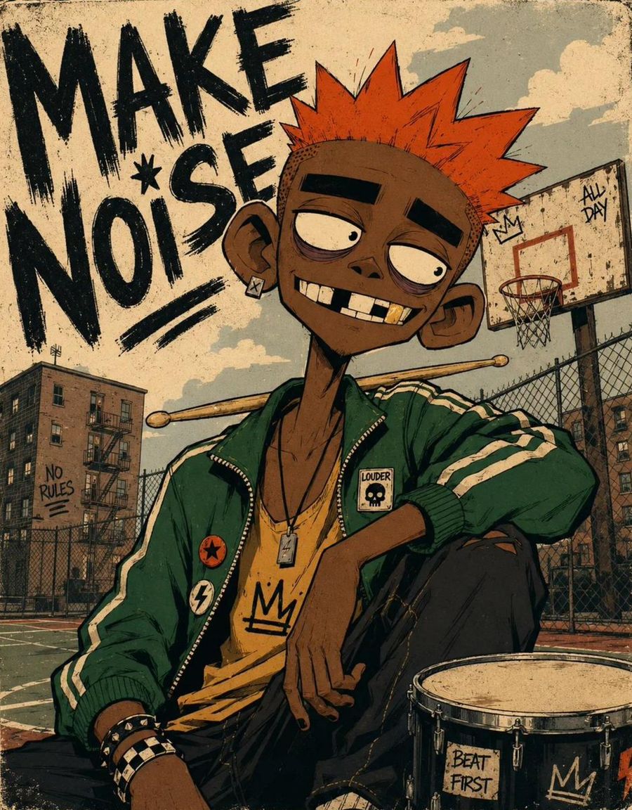 Alternative Character Graphic Illustration