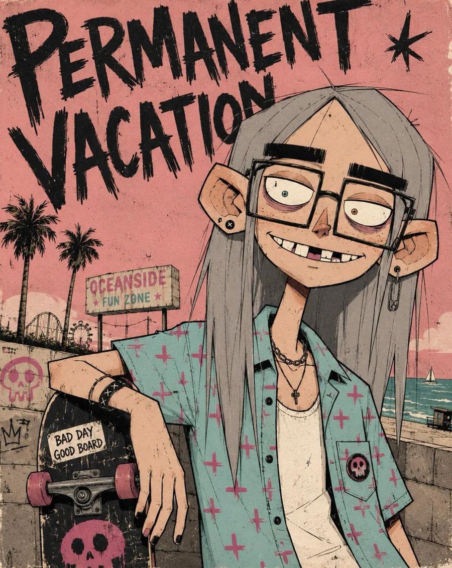 Ilustración de personaje gráfico alternativo