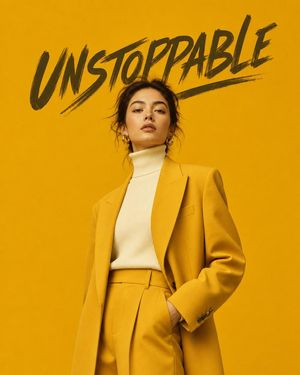 Minimalist fashion campaign with typography - 2