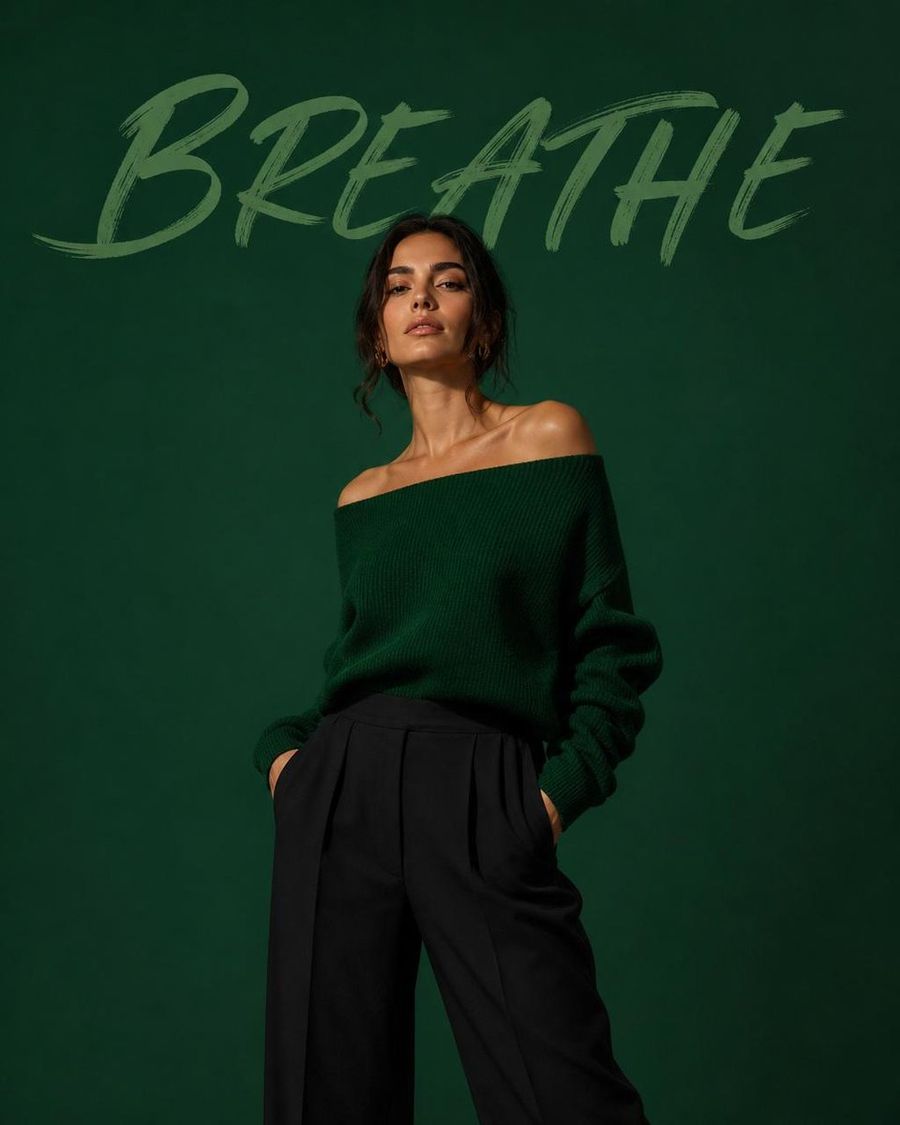 Pôster de Moda Editorial Minimalista