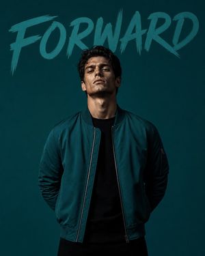Minimalist fashion campaign with typography - 4