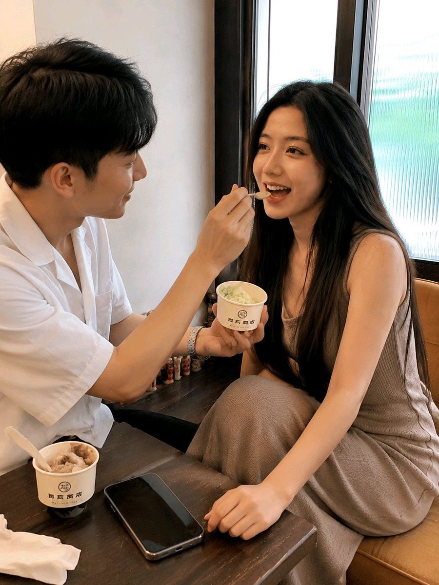 Natural Couple Interaction Snapshot
