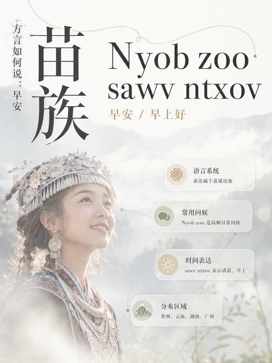 Ethnic Dialect Infographic Aesthetic Layout