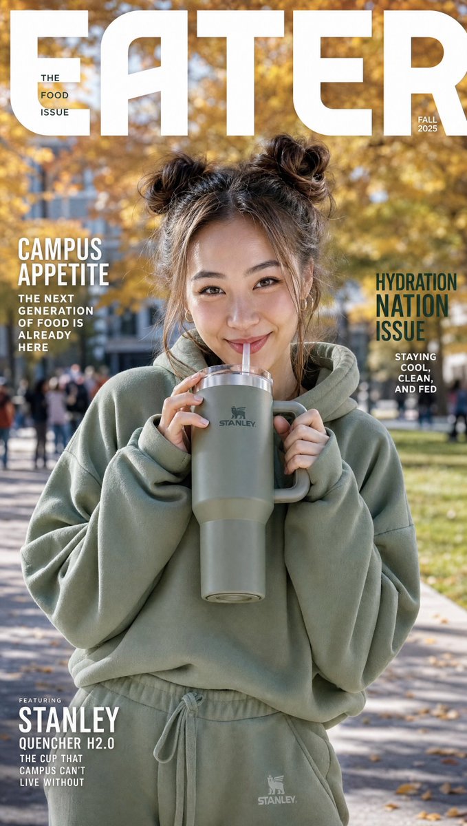 Trendy Lifestyle Magazine Cover