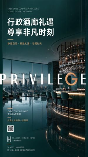 Executive Lounge Privilege Hotel Poster