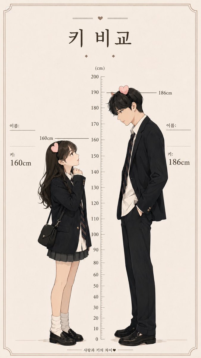 Korean Height Comparison Meme