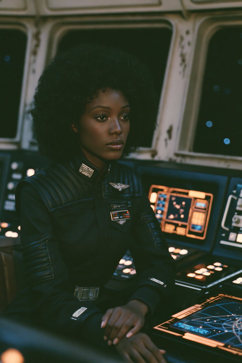 Retro Sci-Fi Starship Officer