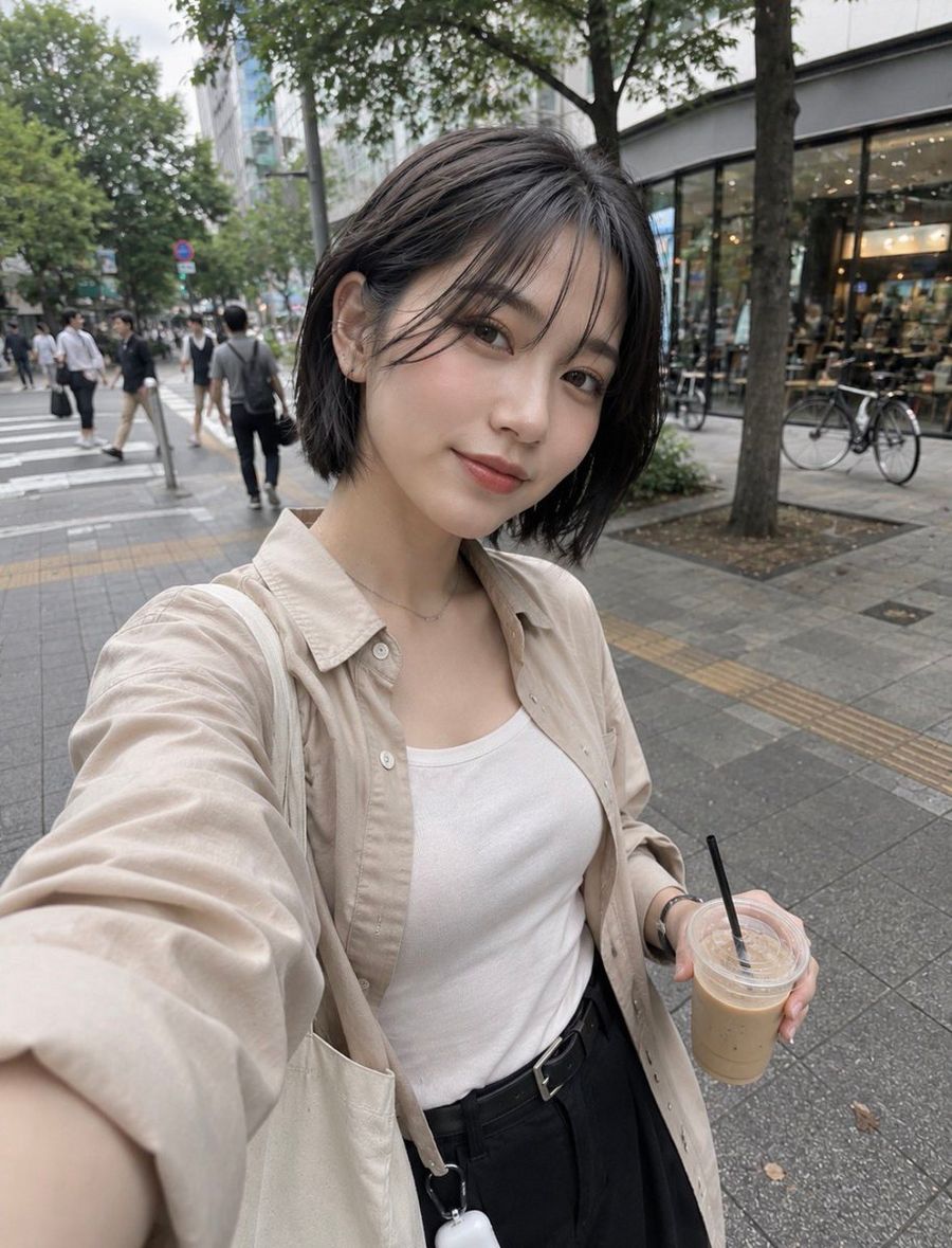 写实城市自拍
