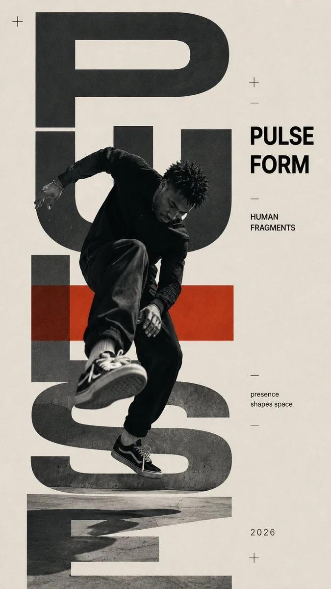 Editorial Typography Poster Design