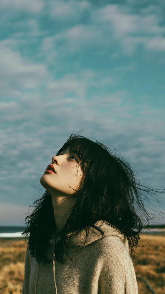 Minimalist Meadow Portrait