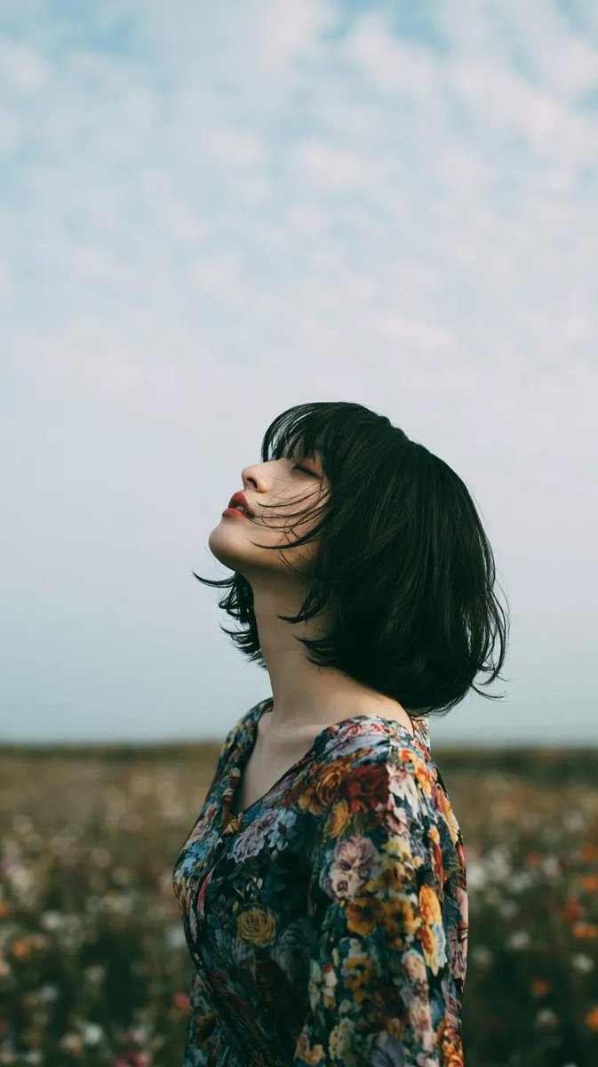 Minimalist Meadow Portrait