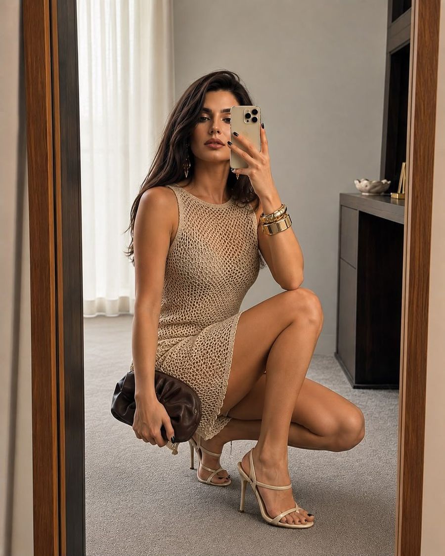Luxury Mirror Selfie Fashion Prompt