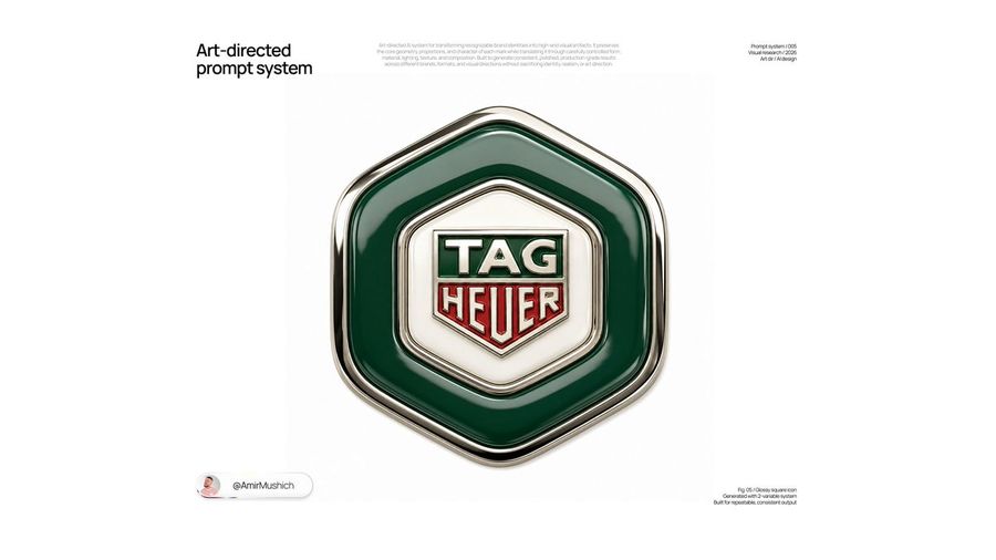 Glossy Brand Achievement Badge