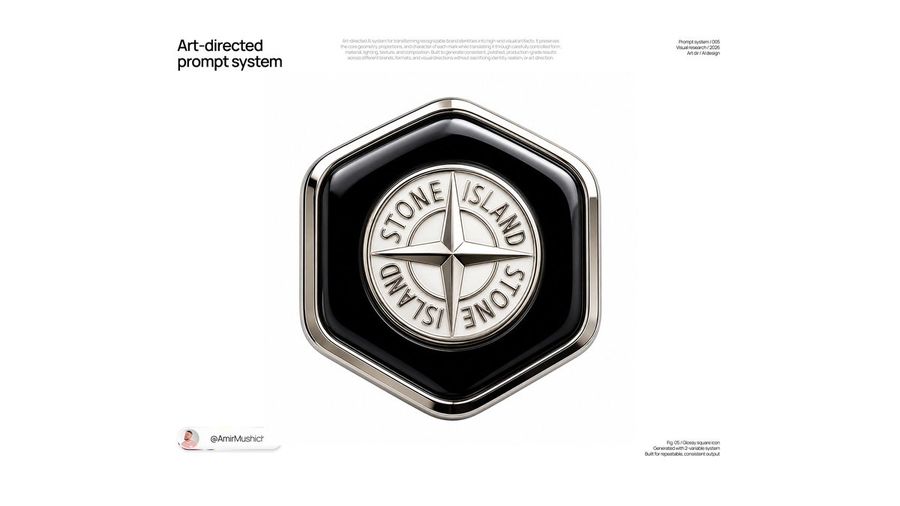 Glossy Brand Achievement Badge