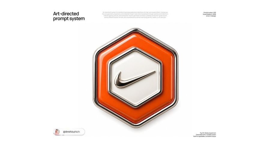 Glossy Brand Achievement Badge