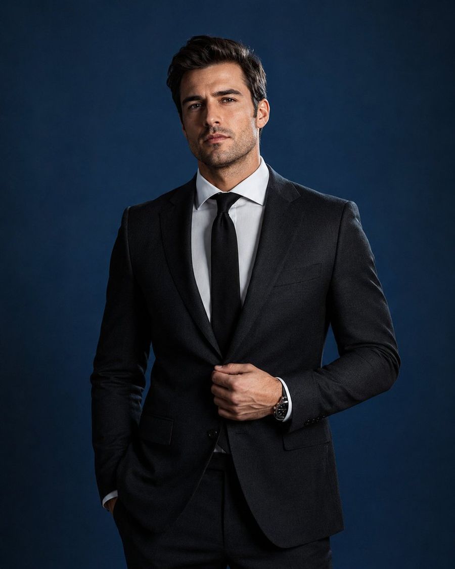 Photorealistic Studio Portrait of a Man