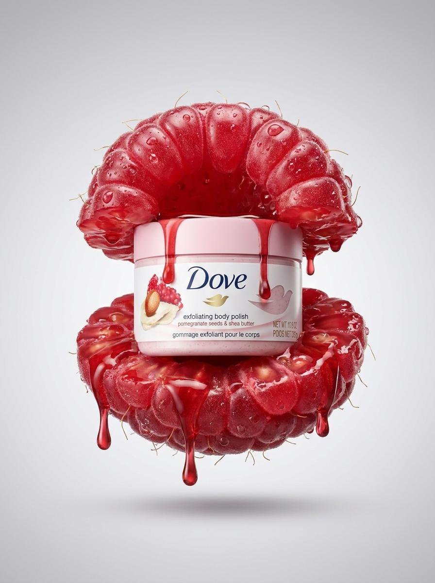 Raspberry Shell Product Photography