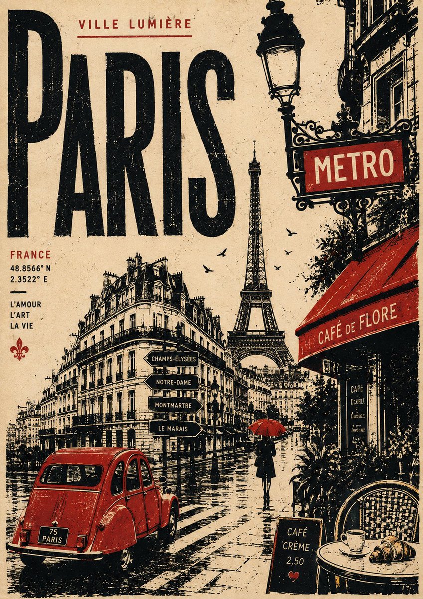 Vintage Travel Poster Generator