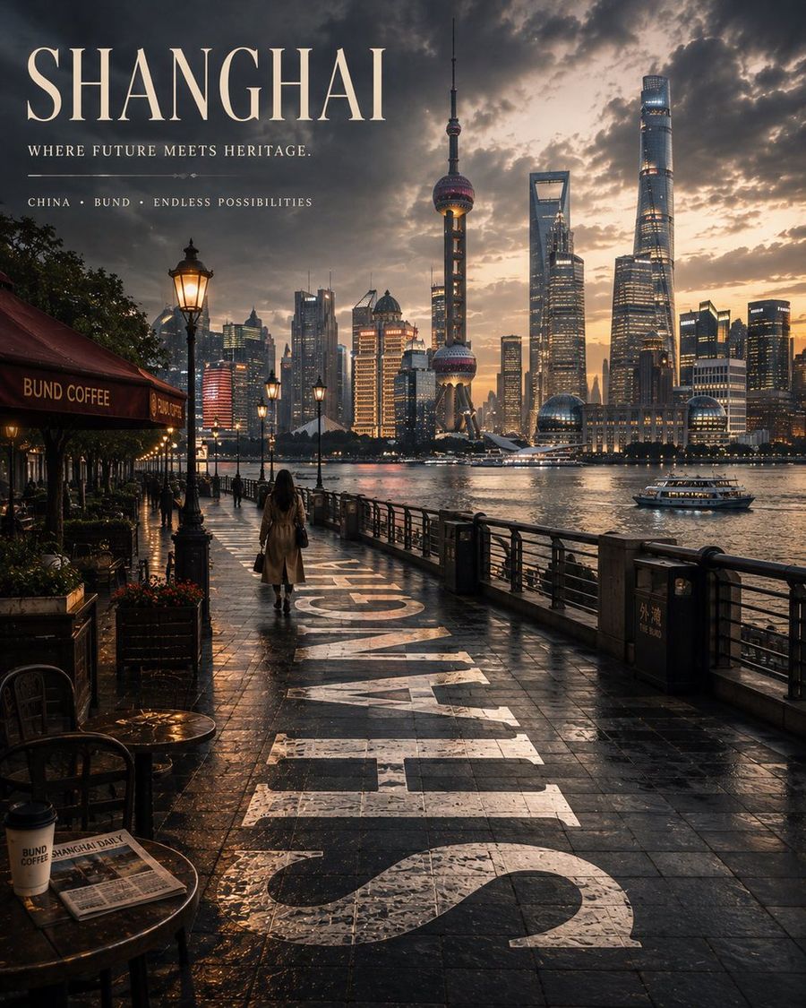 Cinematic Editorial Travel Poster