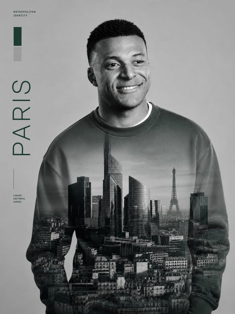 Paris Çift Pozlama Editöryel Portre