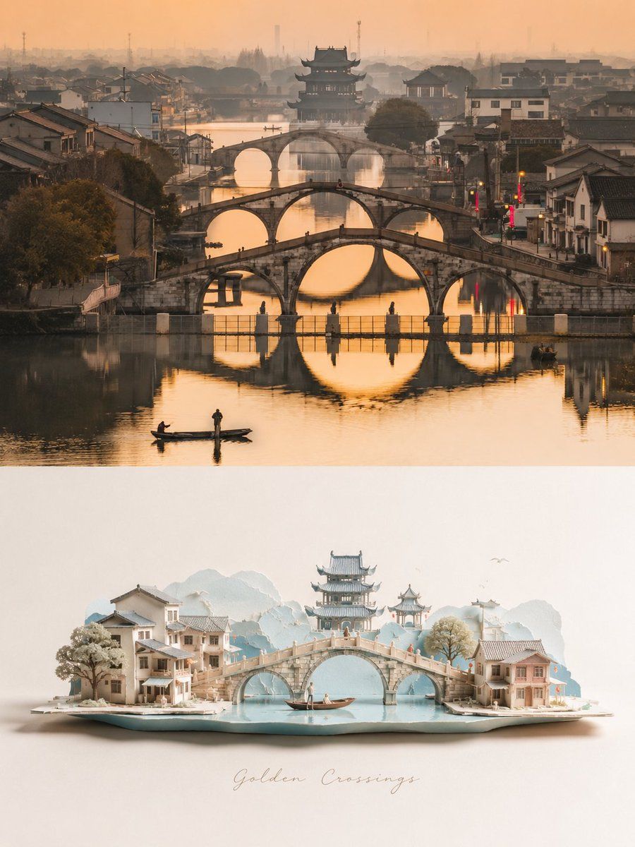 3D 紙藝微縮海報設計