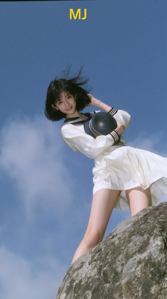 Retrato cinematográfico retrô japonês dos anos 1980