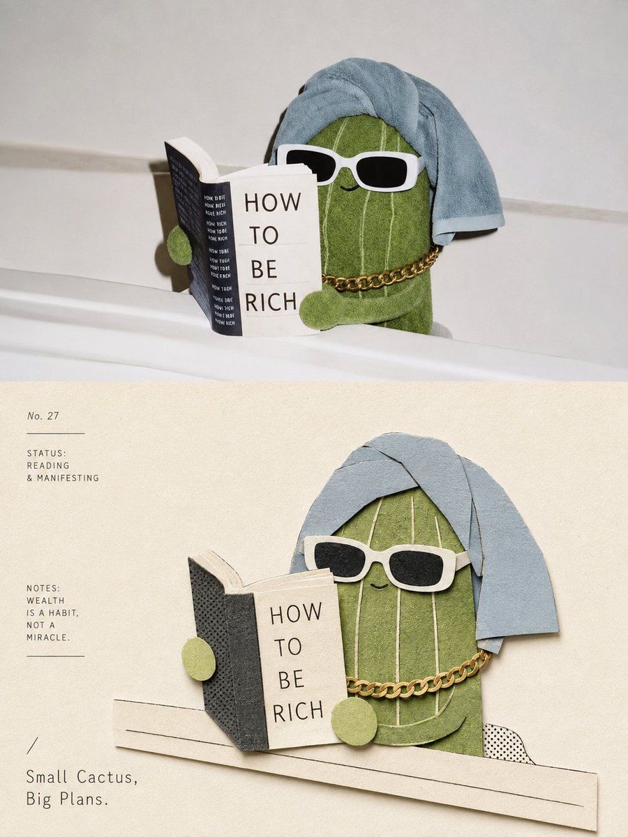 3D 紙雕立體透視海報