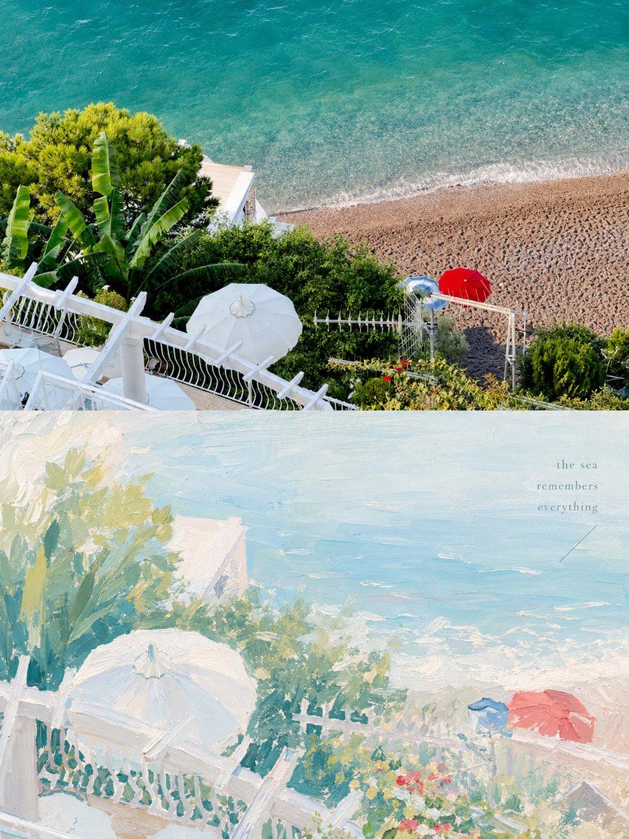柔和治愈系艺术海报