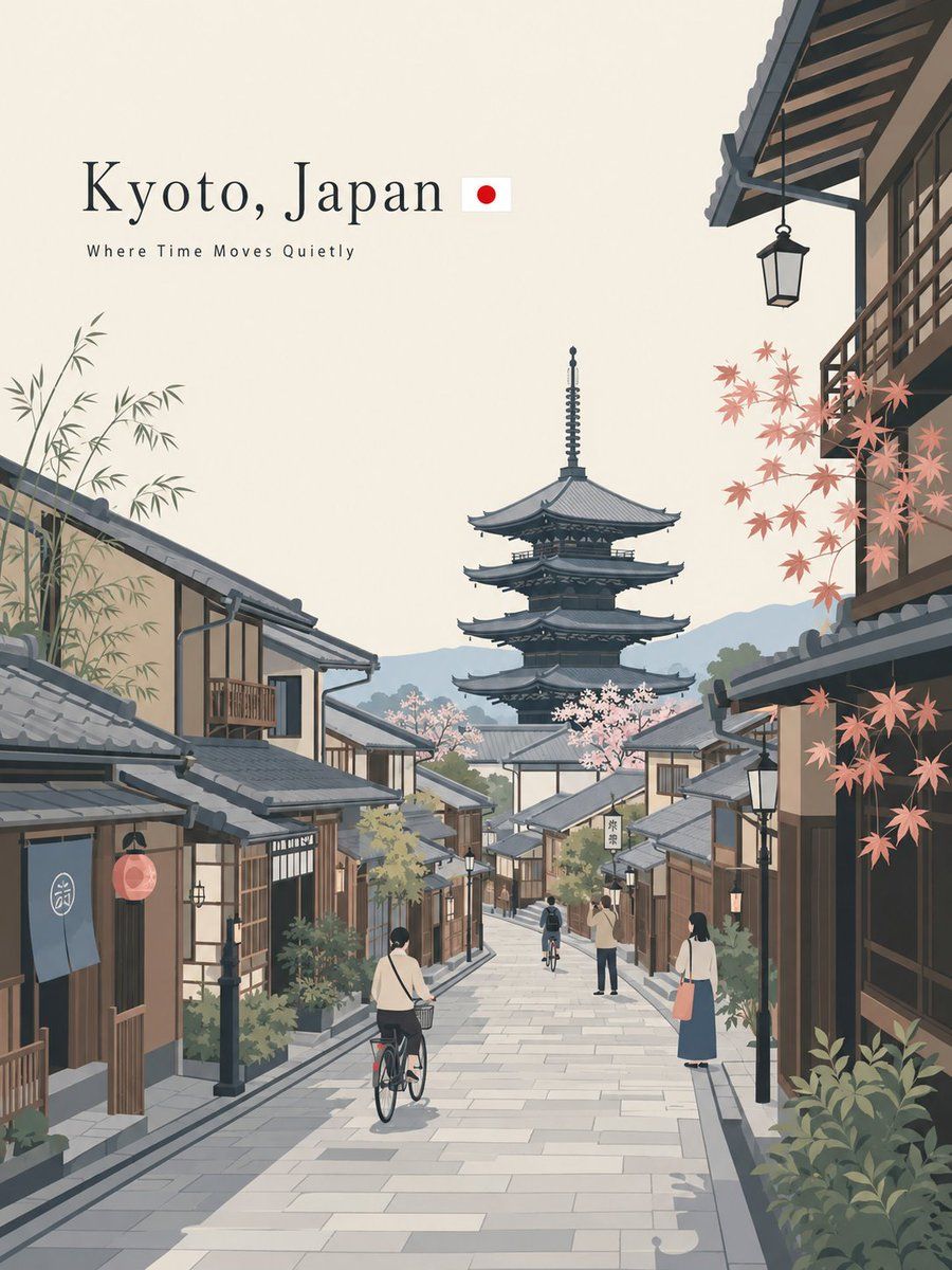 Premium Minimalist Vector Travel Poster